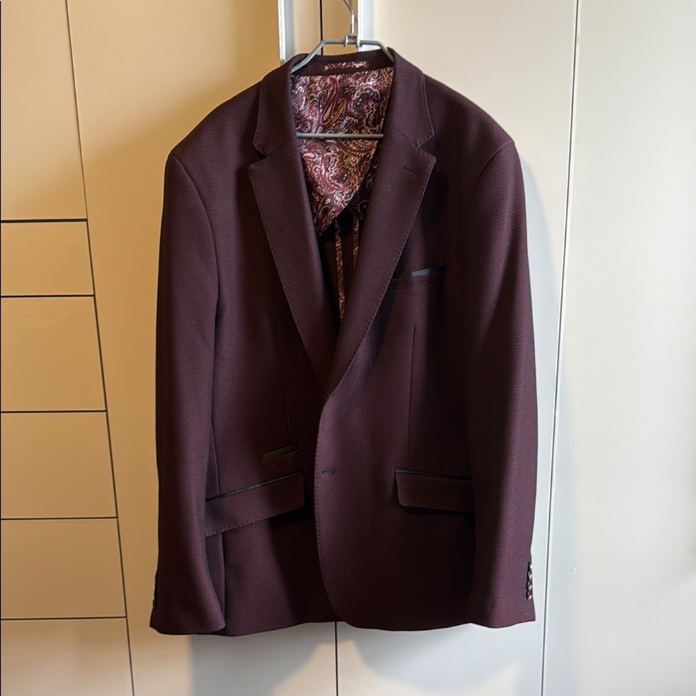 Antthony Ernest Blazer Classic Notched Lapel Sport Coat